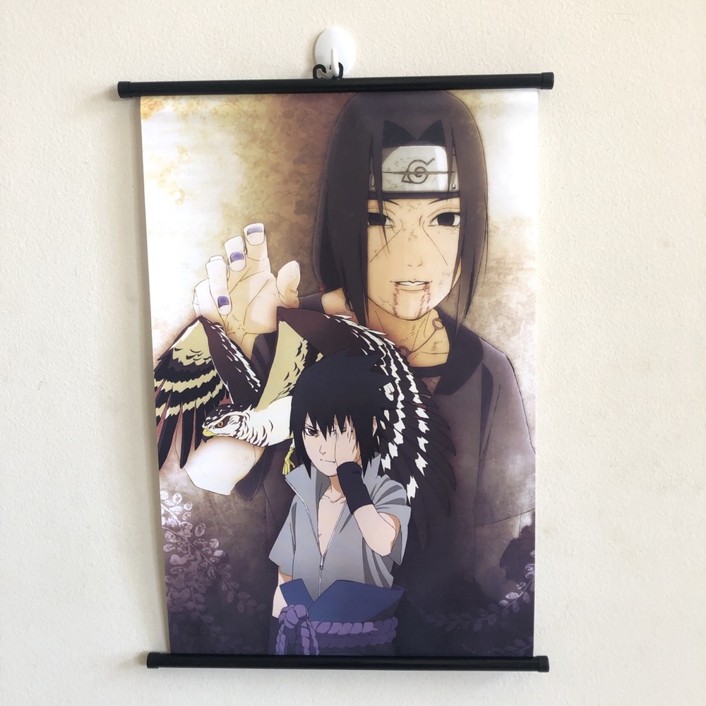 Naruto Shippuden Itachi Uchiha Death Scene Poster